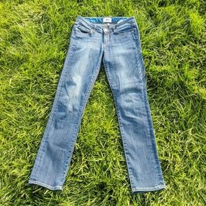 Paige skinny leg denim jeans 27 Skyline ankle Peg